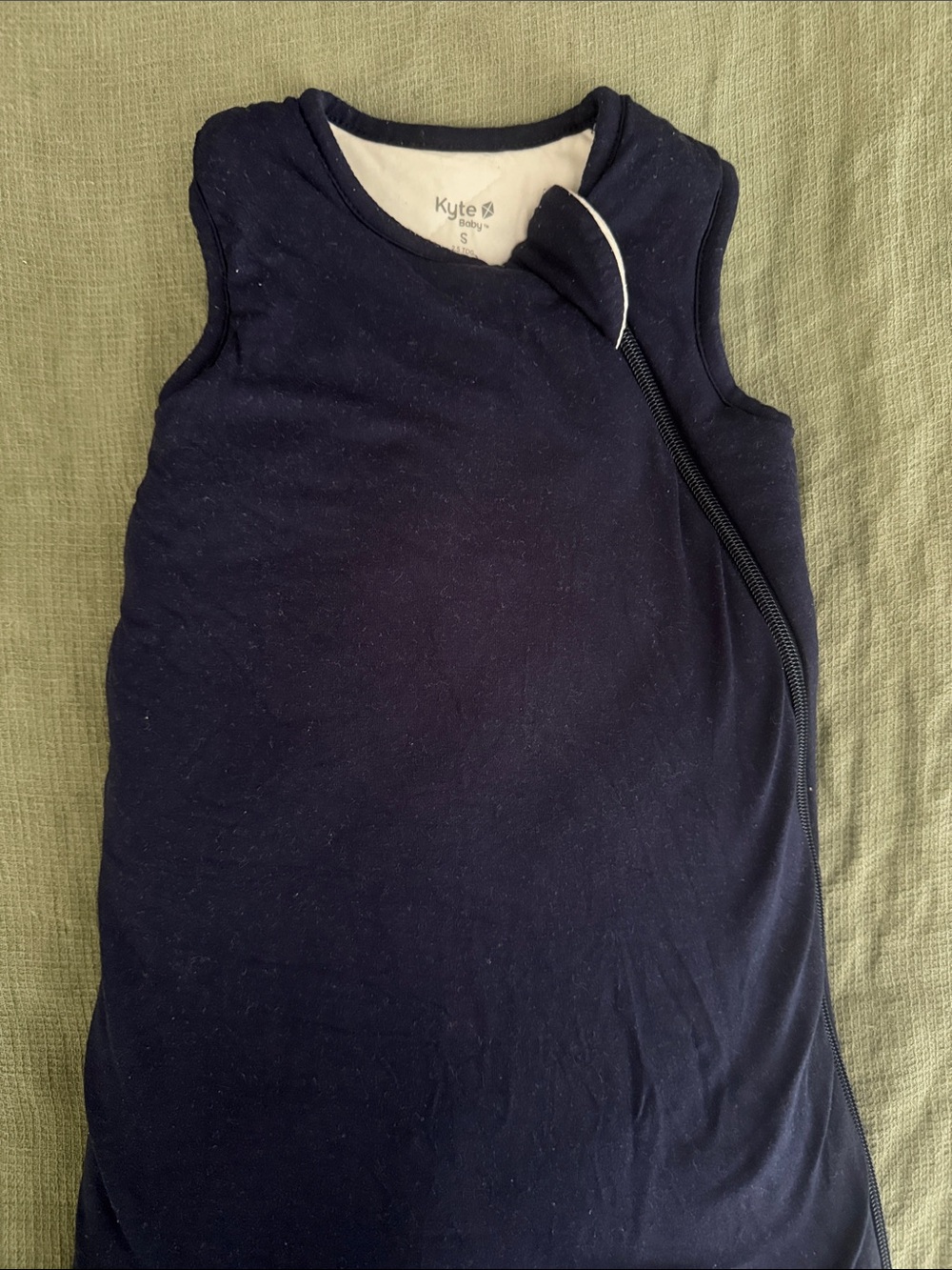 Kyte BABY Navy Zip-Front sleep sack TOG2.5 size S